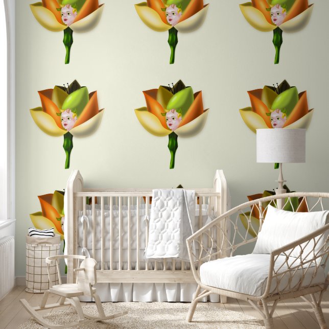 Papier Peint Belle Flower Girl (Enfants)