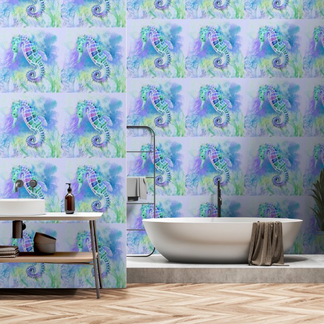 Papier Peint Belle peinture hippique (Salle de bain)