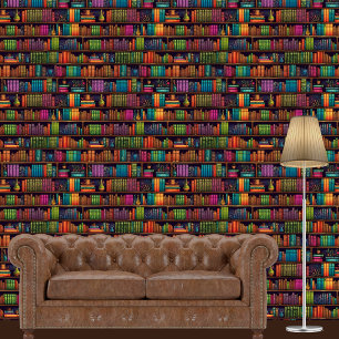 Papier Peint Bibliothèque de lecture Barbier