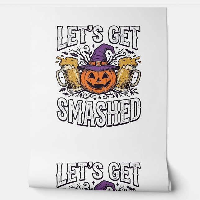 Papier Peint Bièredecitrouille Halloween défonçons-nous (Déroulement)