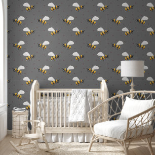 Papier Peint Big Bold Bee Motif
