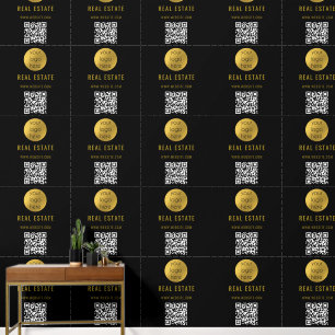 Papier Peint Black Gold Professional Real Agent Business