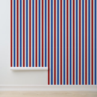 Papier Peint Blancs rouges et Bleus