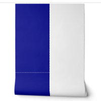 Bleu Blanc Vertical Big Stripes Motif