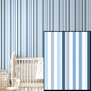 Papier Peint Bleu clair, moyen et foncé