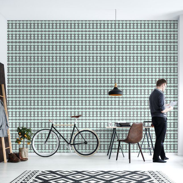 Papier Peint Bleu élégant (Salon)