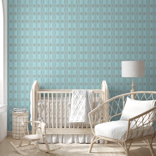 Papier Peint Bleu élégant (Enfants)