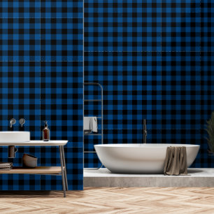 Papier Peint Bleu Noir 3 pouces Luminjack Buffalo Plaid