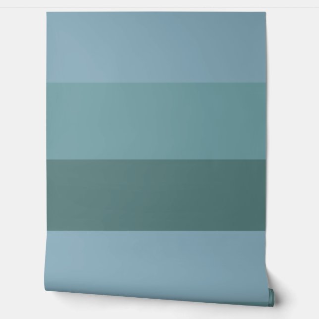 Papier Peint Bleu Patel (Déroulement)