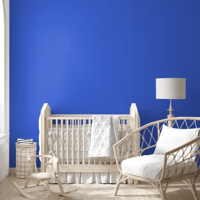 Papier Peint Bleu Royal Tendance Uni | Élégant (Enfants)