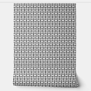 Papier Peint Blocs noir et blanc moderne Motif Abstrait