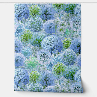 Papier Peint Blue Alliums
