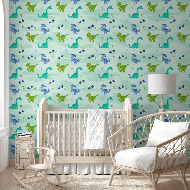 Papier Peint Blue and Green Wonderland (Enfants)