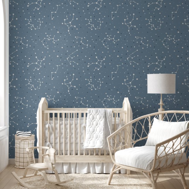 Papier Peint Blue Constellation (Enfants)
