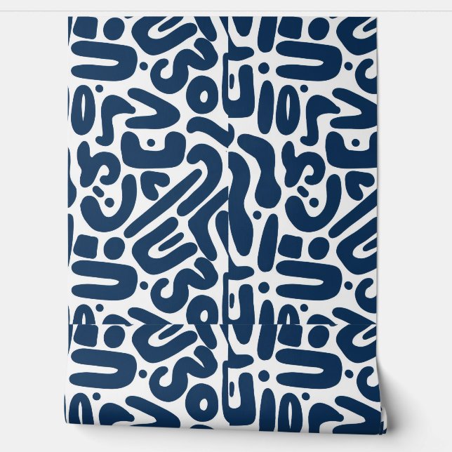 Papier Peint Blue line hit (Déroulement)