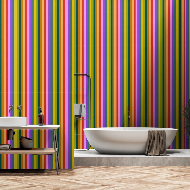 Papier Peint Bogue Vie Nature Stripe BOS vertical (Salle de bain)