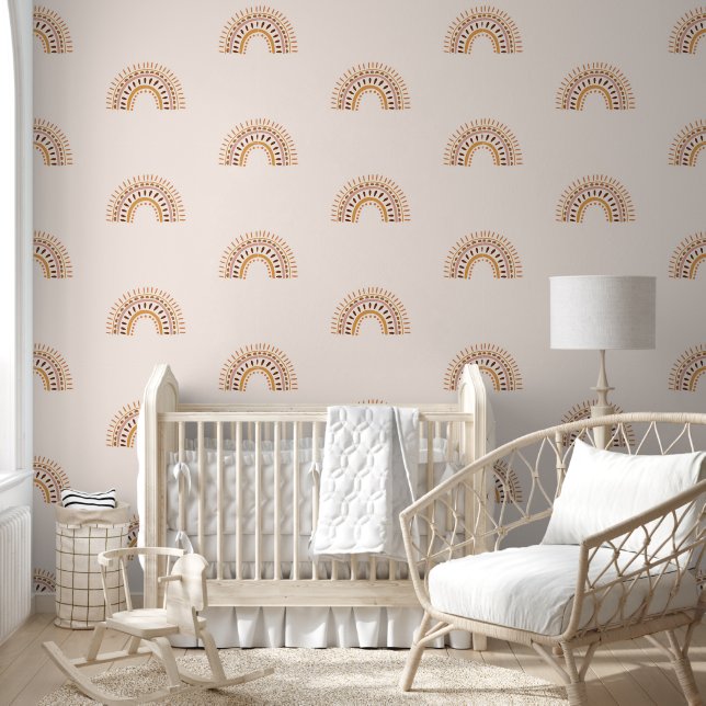 Papier Peint Boho Arc-en-ciel (Enfants)