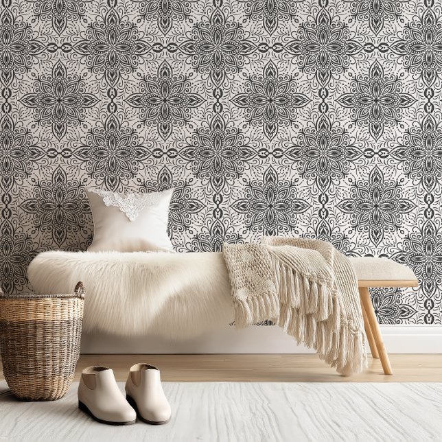 Papier Peint Boho Chic Barrett Mandala (Créateur téléchargé)