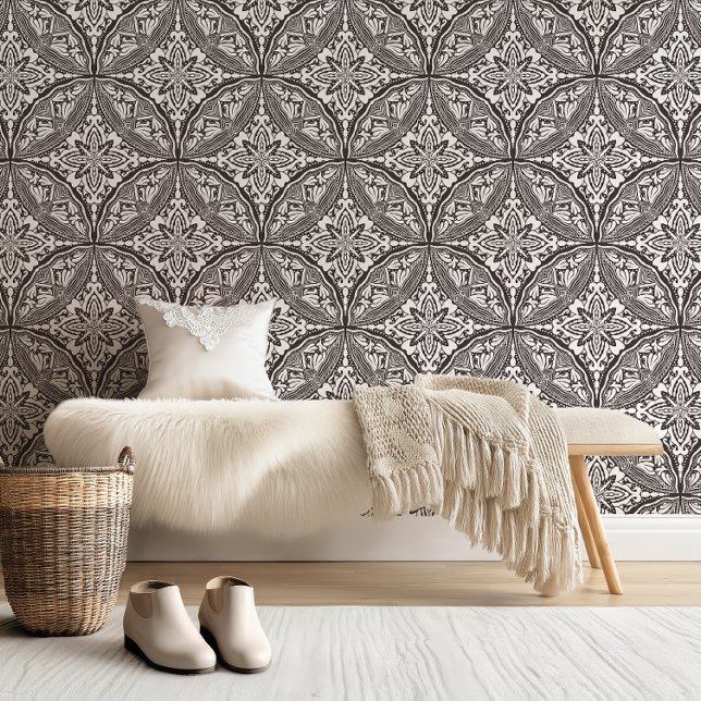 Papier Peint Boho Chic Briella Mandala (Créateur téléchargé)