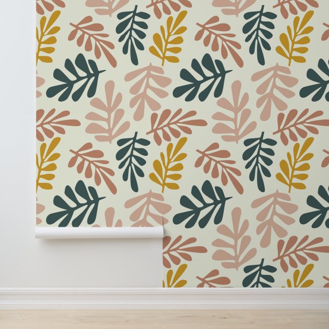 Papier Peint Boho Feuilles (Application)