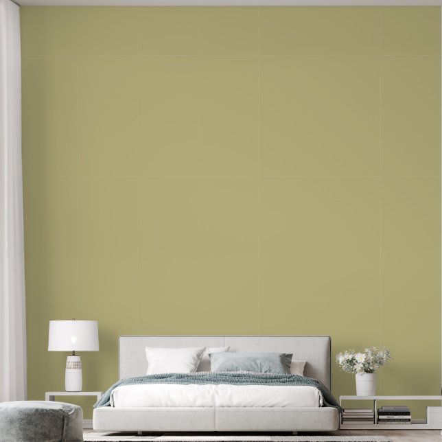 Papier Peint Boho Lt. Olive Houndstooth (Chambre à coucher)