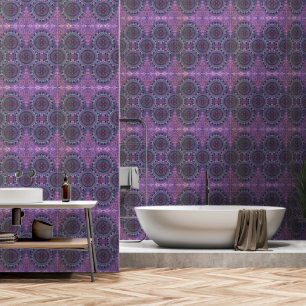 Papier Peint Boho pourpre