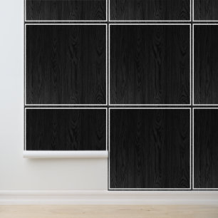 Papier Peint Bois rustique Carrelage blanc foncé Brown Motif te