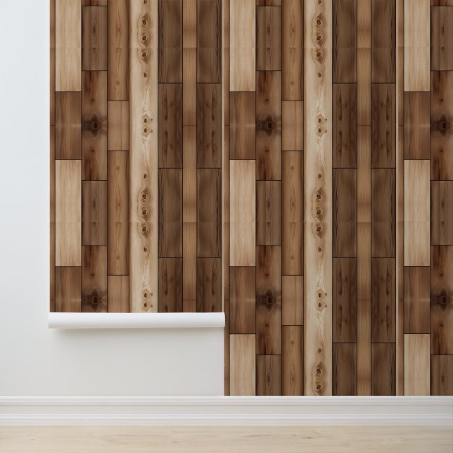 Papier Peint Bois rustique Texté (Application)