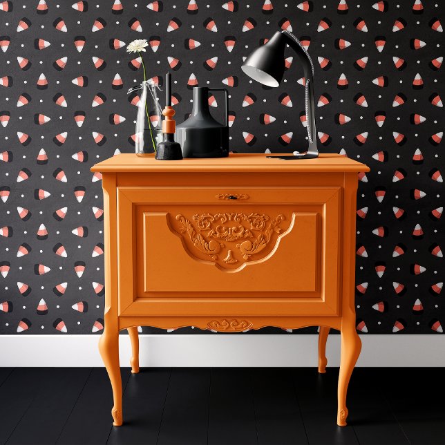 Papier Peint Bonbon Corn Halloween noir (Créateur téléchargé)
