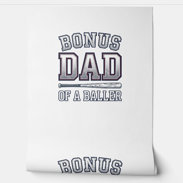 Papier Peint Bonus Dad of a Baller Vintage Sports Shirt Design_ (Déroulement)