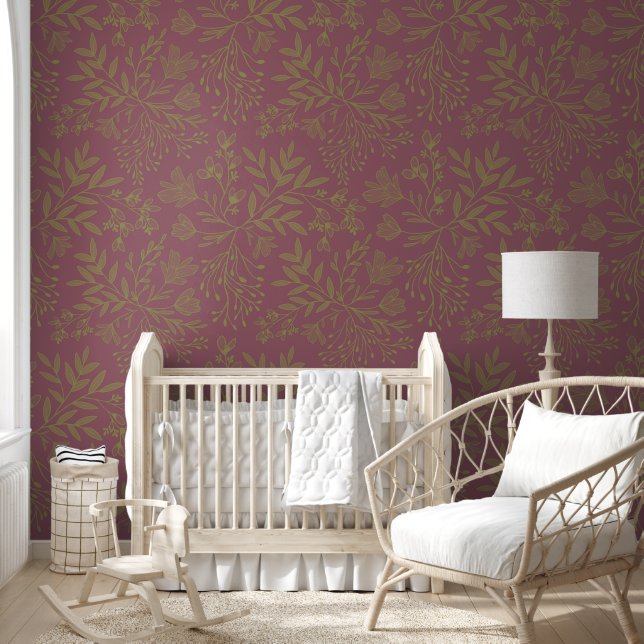 Papier Peint Botaniques Floral Meadow Dreams (Enfants)
