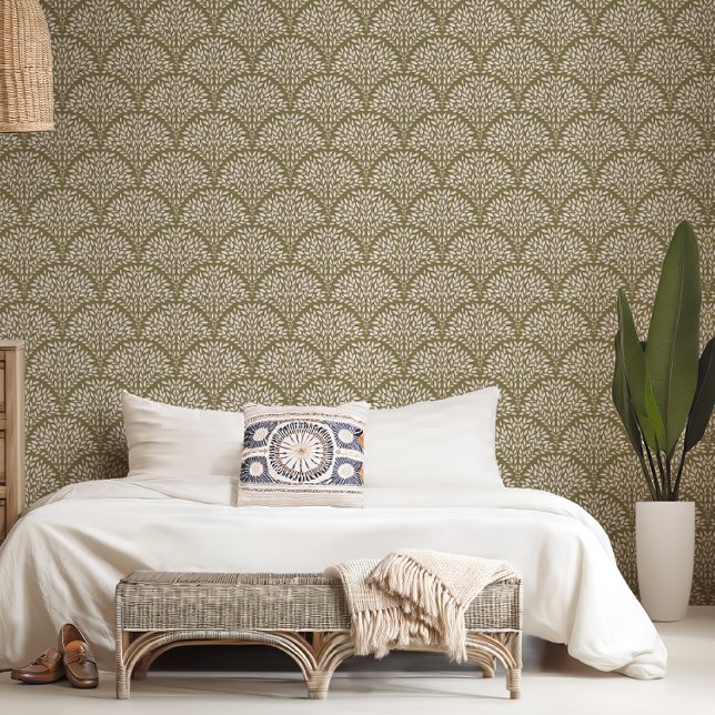 Papier Peint Bouche à feuilles chics Boho (Créateur téléchargé)