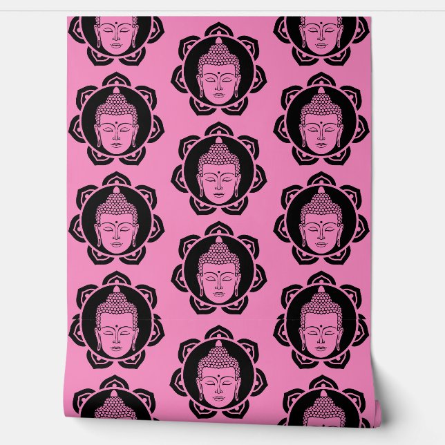 Papier Peint Bouddha Maison et Vie (Déroulement)