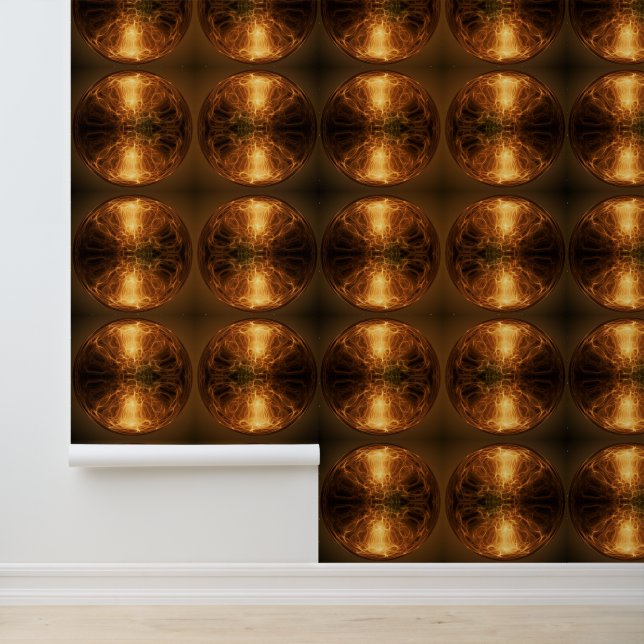 Papier Peint Boules d'incendie Gold (Application)