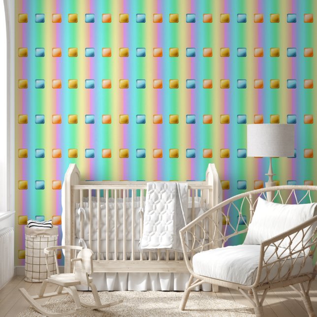 Papier Peint Boutons en plastique (Enfants)