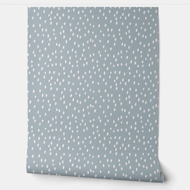 Papier Peint Boutons souples sur la mini-impression de sage (Déroulement)