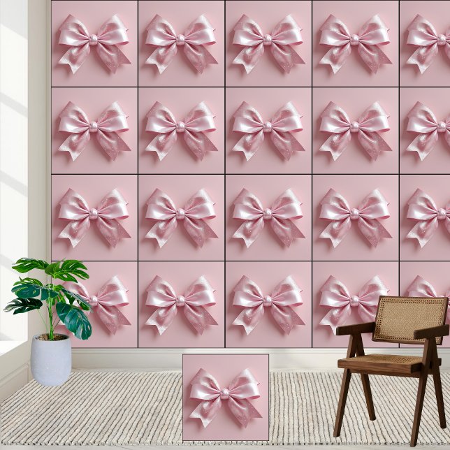 Papier Peint Bow Parties scintillant rose étincelante (Créateur téléchargé)