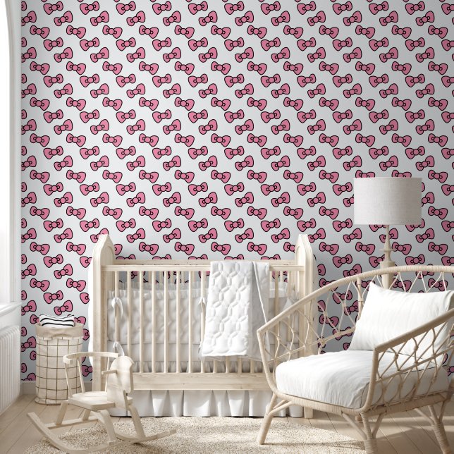 Papier Peint Bow rose délice (Enfants)
