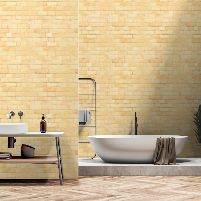 Papier Peint Brique esthétique de style Manga Anime (Salle de bain)