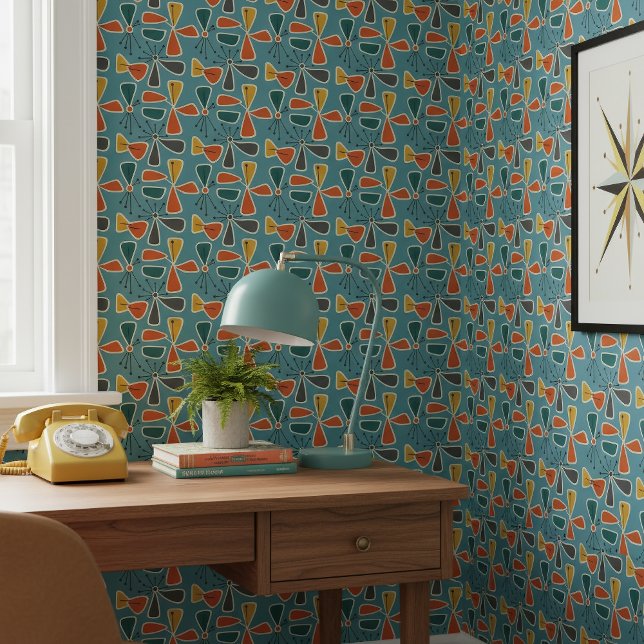 Papier Peint Brochette Abstraite de Style Moderne du Milieu du  (Créateur téléchargé)