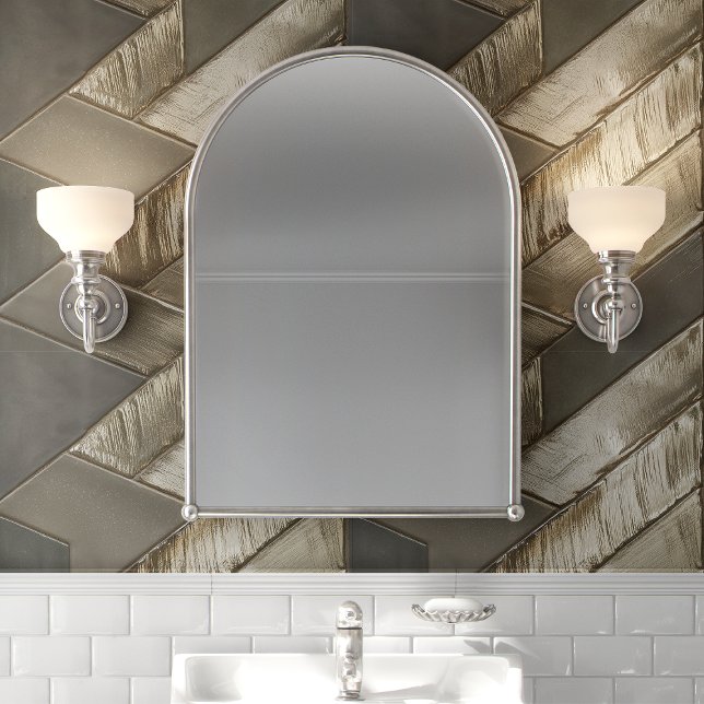 Papier Peint Bronze Métallisé Chevrons en Arête de Hareng (Créateur téléchargé)