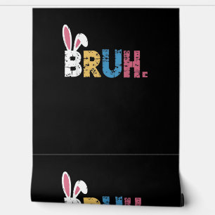 Papier Peint Bruh Bunny Pâques mignonne mème pour les enfants _