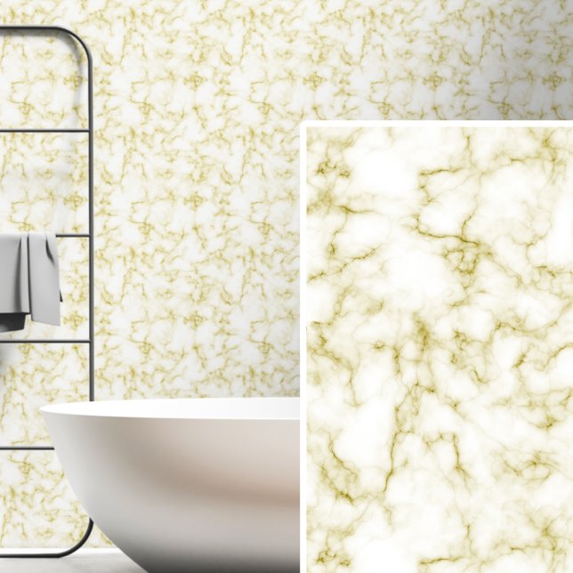 Papier Peint Brun Taupe Beige Clair sur Marbre Blanc  (Créateur téléchargé)
