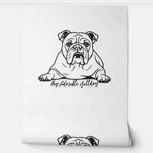 Papier Peint Buldogue adorable