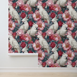 Papier Peint Cacatoès au paradis