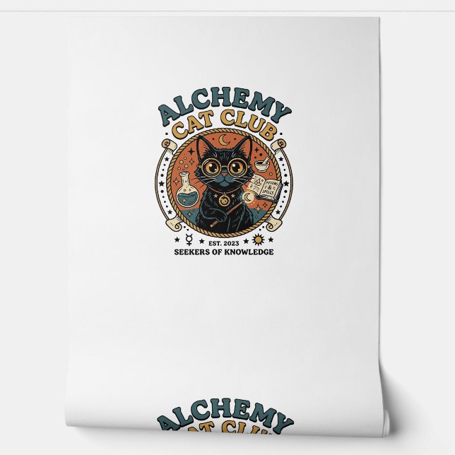 Papier Peint Cadeau d'amour de chat d'alchimie - Alchemy Cat Cl (Déroulement)