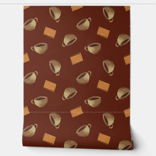 Papier Peint Cafés et biscuits au chocolat Cafétéria Cuisine