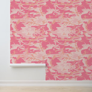 Papier Peint Camouflage rose, Armée