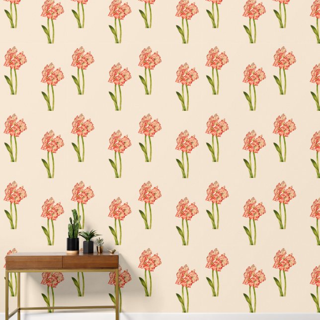Papier Peint Candy Cane Lilies sur un (Couloir)