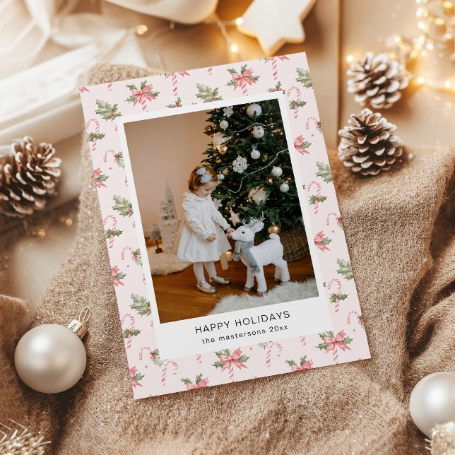 Papier peint Canes à bonbons roses Photo Carte de  (Créateur téléchargé)